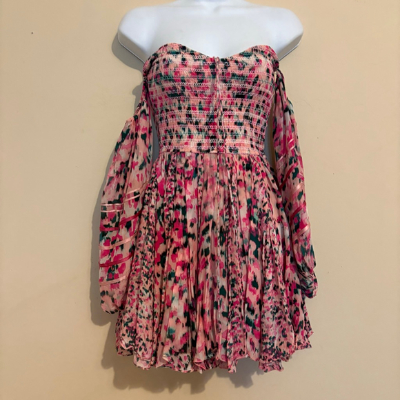 Free People Rococo Sand Mimi Mini Dress Size XS $400 - Picture 7 of 15